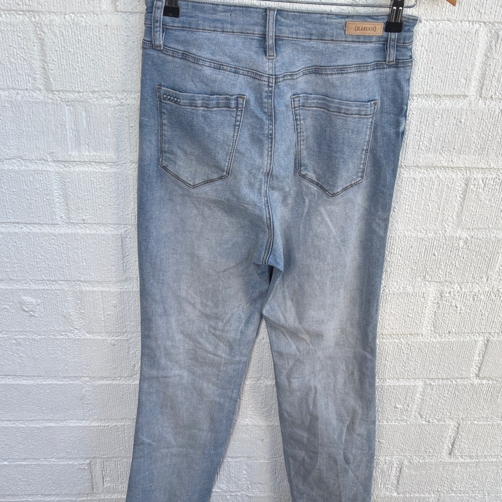 Blank NYC The Baxter Ribcage Straight Leg Distressed Blue Jeans sz 28 - Picture 5 of 8